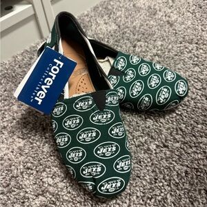 Forever Collectibles Green NFL New York Jets Slip-On Shoes